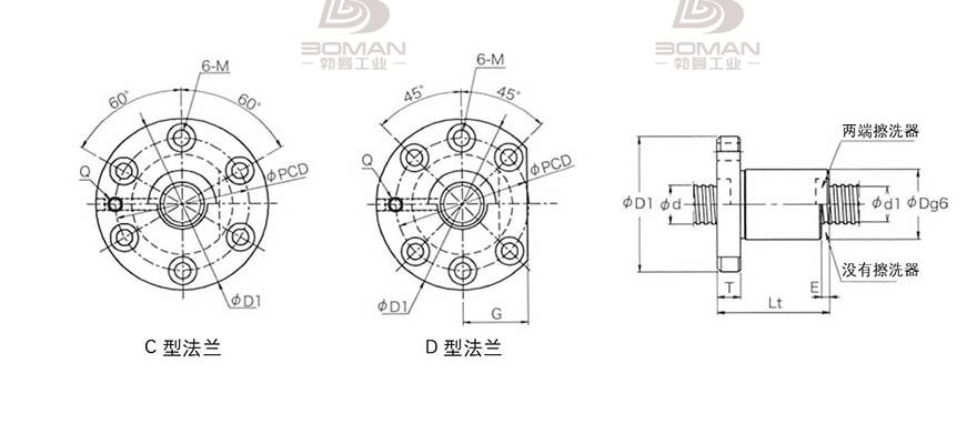 KURODA GD4010KT-DDPR 日本黑田精工丝杠钢珠安装方法