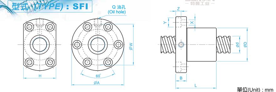 TBI SFI03205-4 tbi滚珠丝杆螺母安装方法