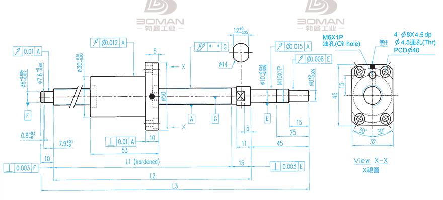 TBI XSVR01210B1DGC5-580-P1 tbi丝杆原料