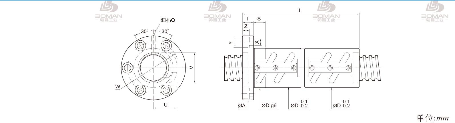 PMI FDVC-5510-5 PMI TBI研磨级滚珠丝杆