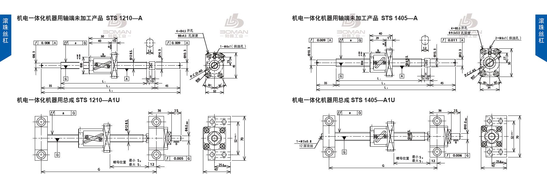 TSUBAKI STS1210-380C5-A1U tsubaki丝杆是哪里产的